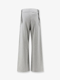 Dries Van Noten Women's Hamesa Bis Cotton Trousers Grey