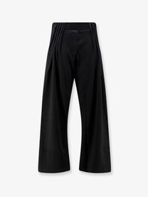 Dries Van Noten Women's Hamesa Bis Cotton Trousers Black