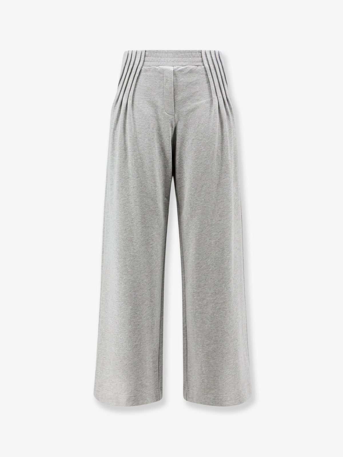 Dries Van Noten Women's Hamesa Bis Cotton Trousers Grey
