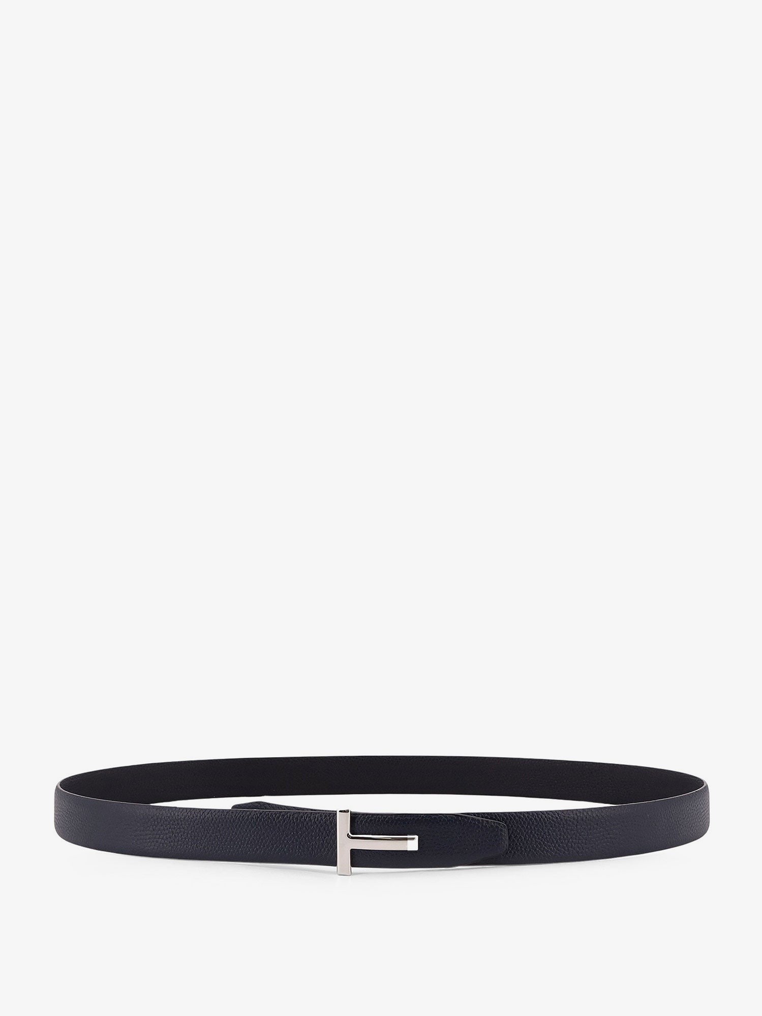 Tom Ford Men's Hammered Reversible Belt Gold