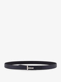 Tom Ford Men's Hammered Reversible Belt Gold