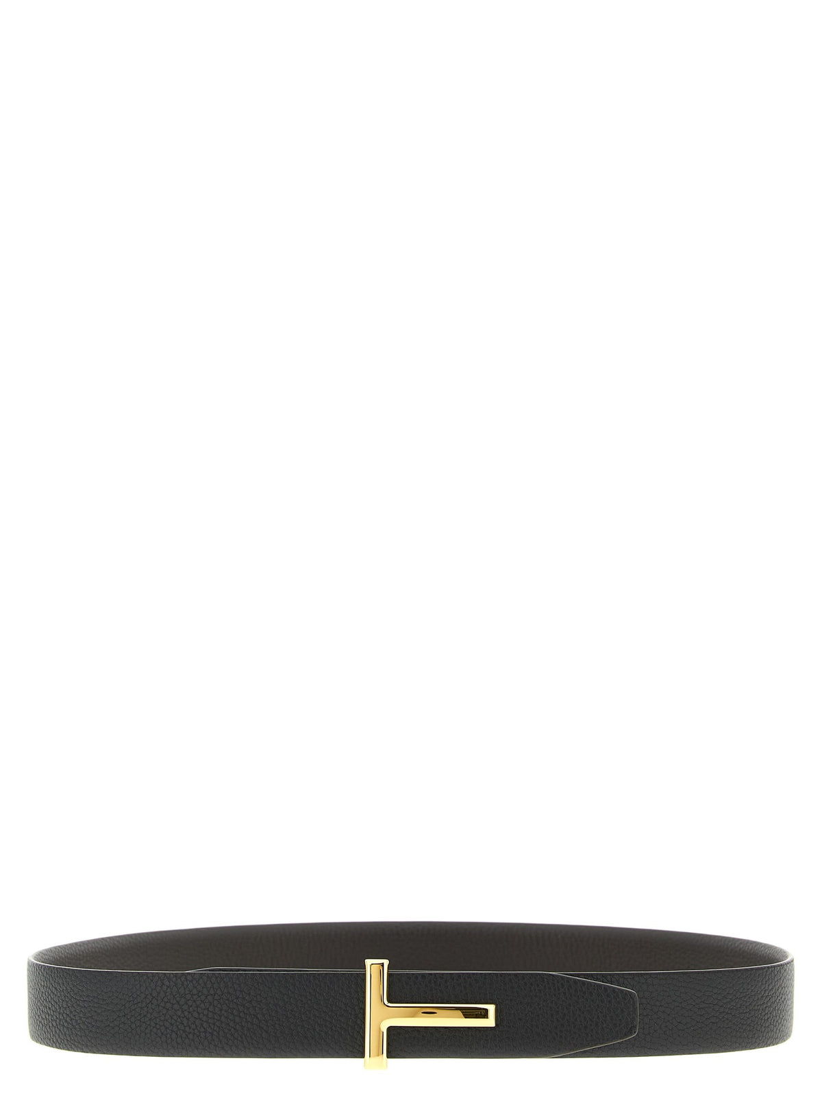 Tom Ford Hammered Reversible Belt Gold