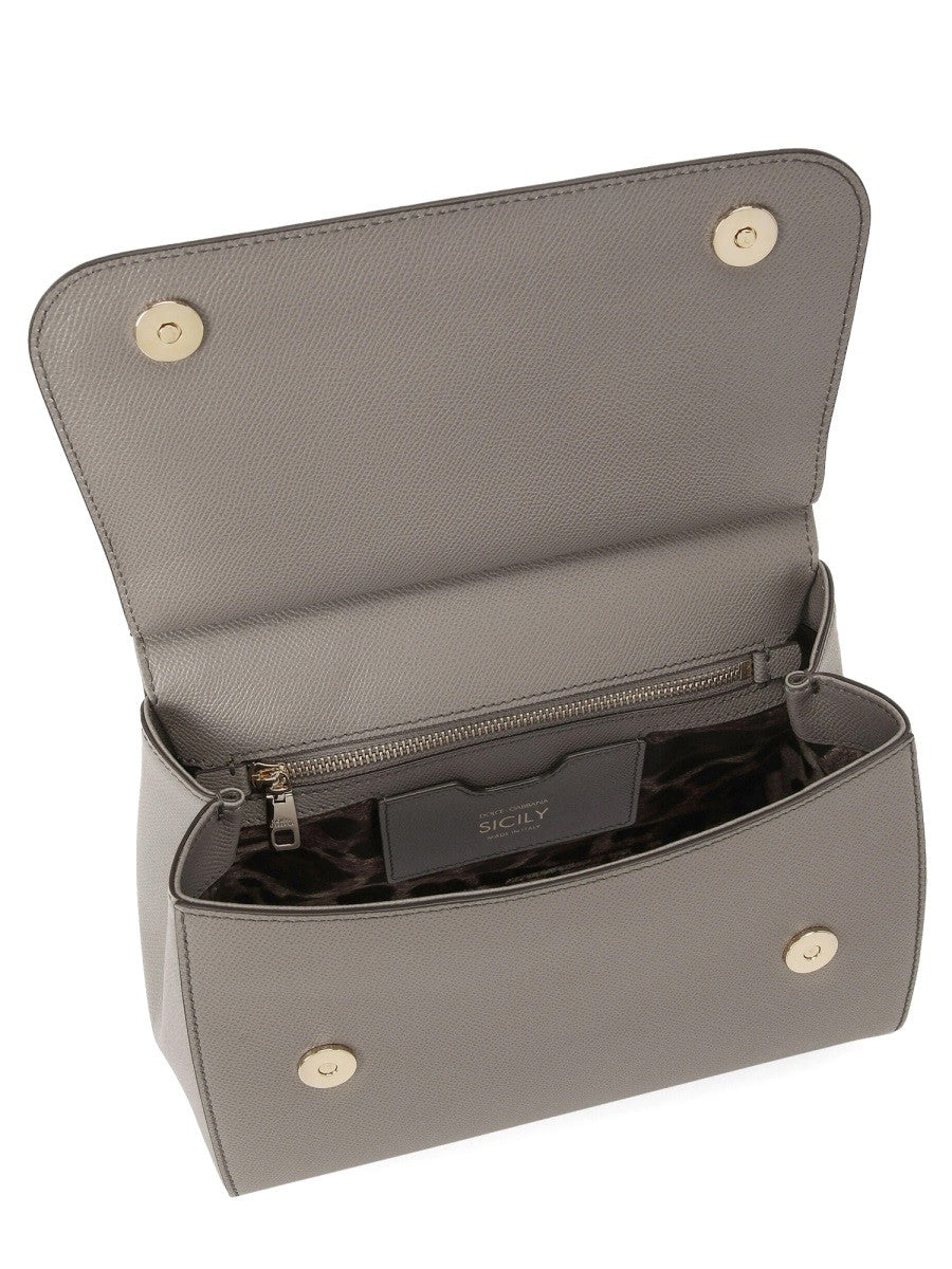 Dolce &amp; Gabbana Women's Borsa Mano Sicily Large Beige