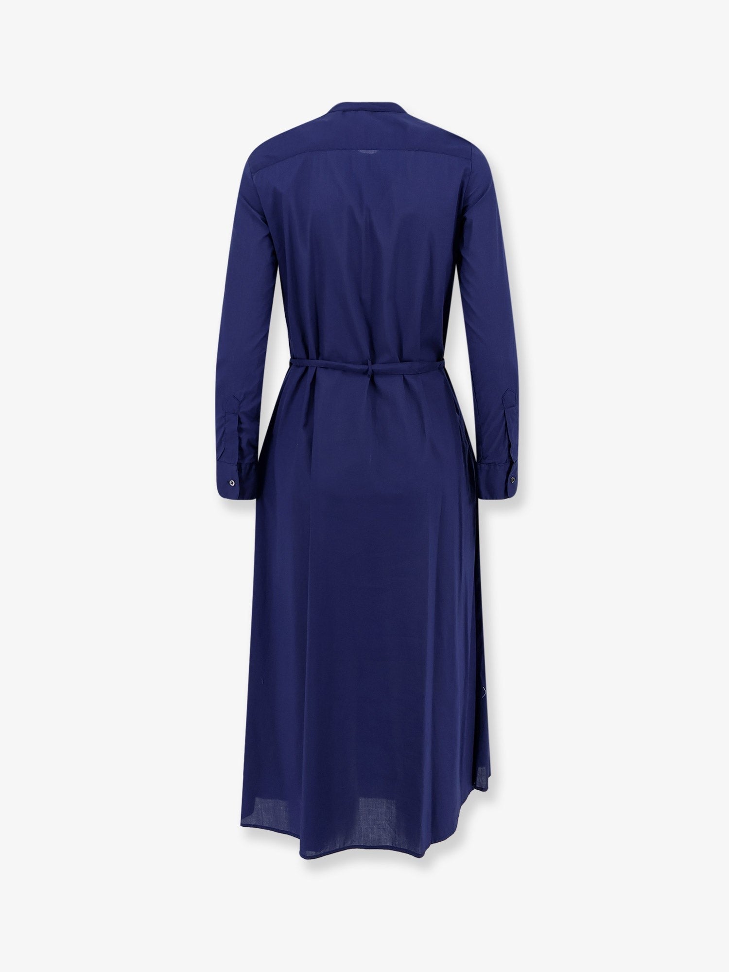 ASPESI Women's Handcrafted Fabric Dress Blue