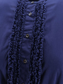 ASPESI Women's Handcrafted Fabric Dress Blue
