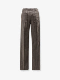 Soeur Women's Harold Wool Trousers Brown