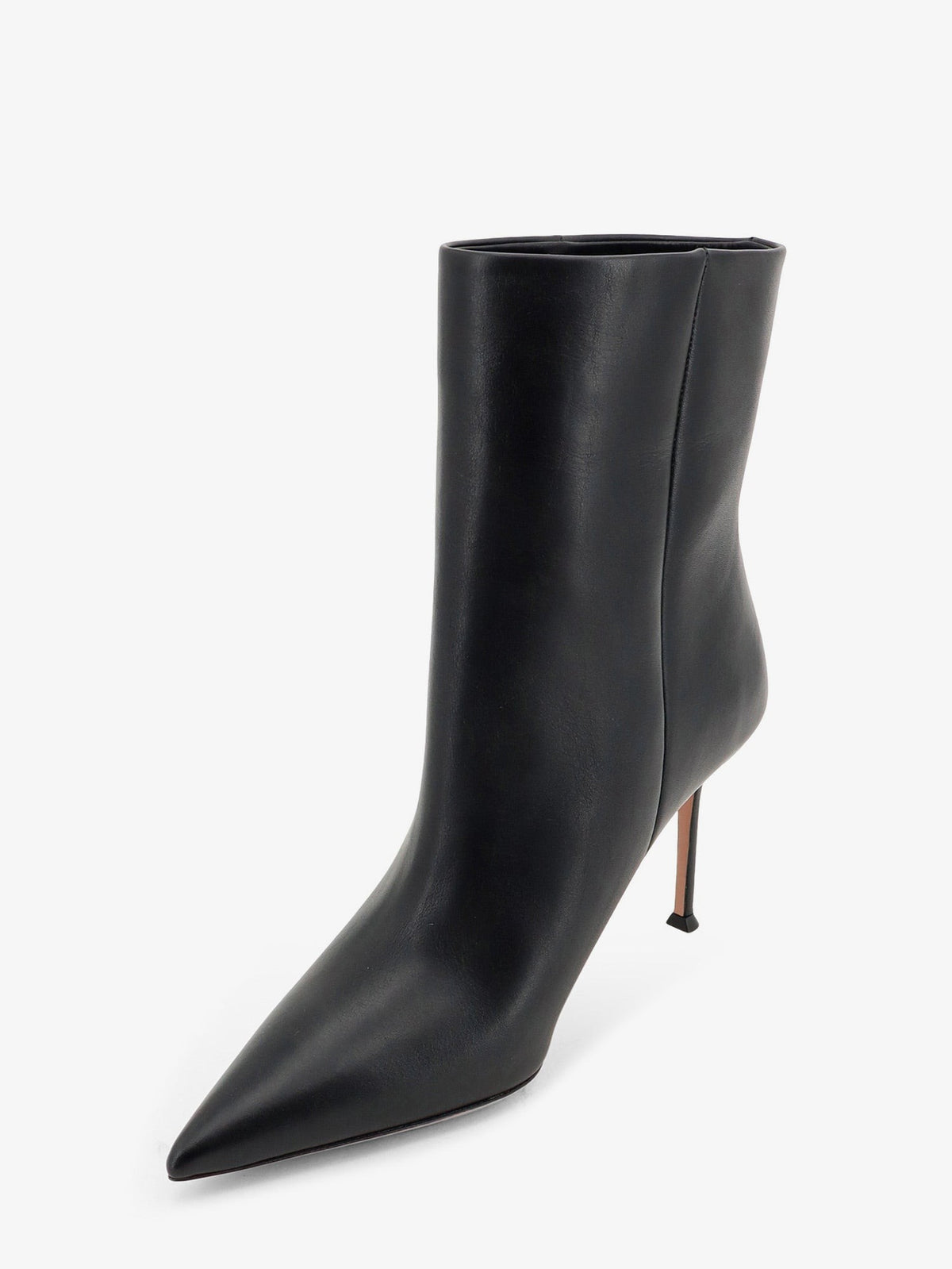 Aquazzura Women's Harper Leather Ankle Boots Black