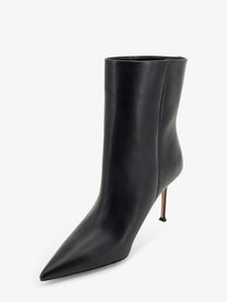 Aquazzura Women's Harper Leather Ankle Boots Black