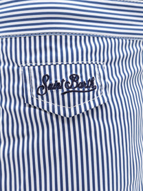 Mc2 Saint Barth Men's Harrys Nylon Swim Shorts Blue