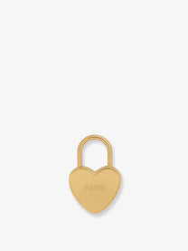 Celine Women's Heart Shaped Brass Charm Gold