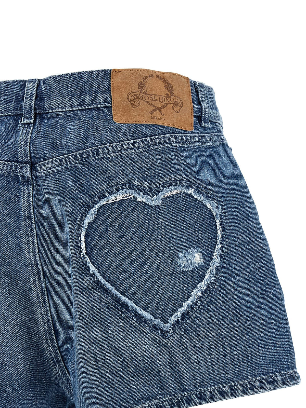 Moschino Heart Shorts Blue