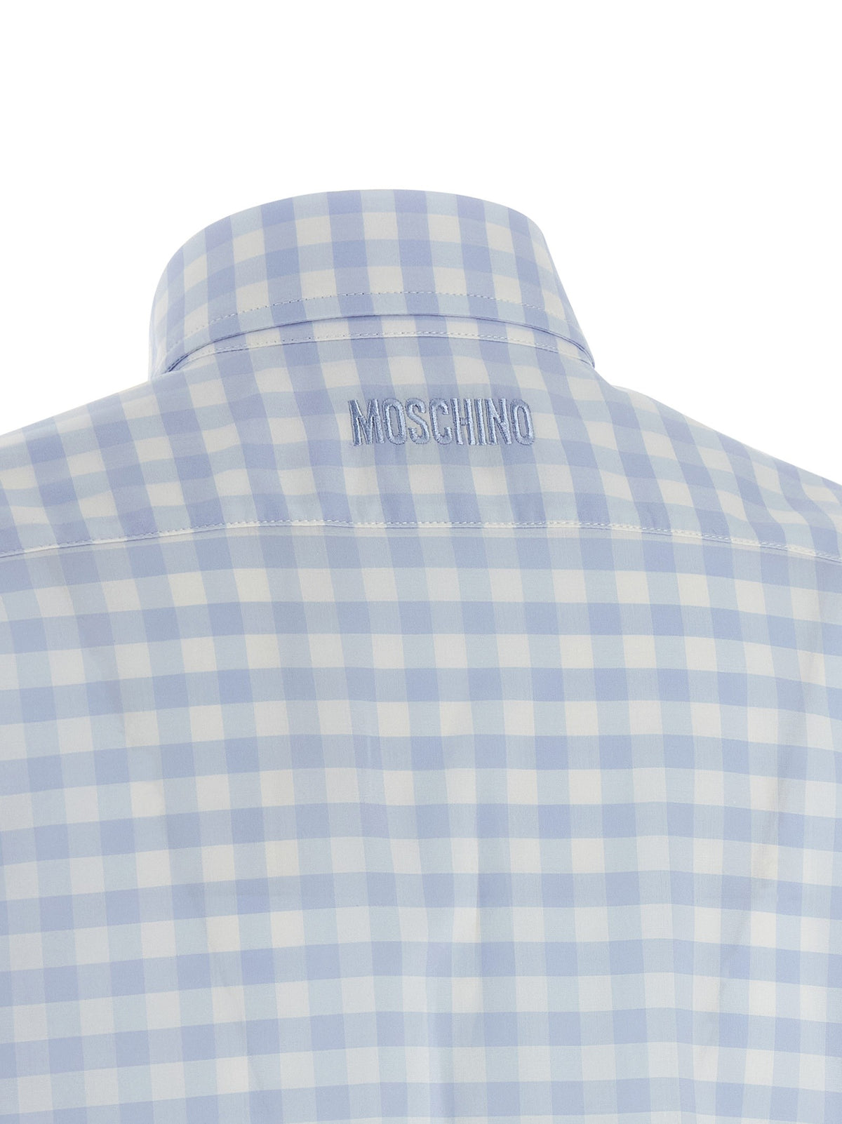 Moschino Heart Vichy Shirt Blue