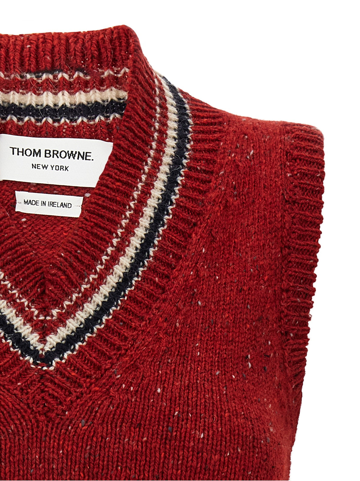 Thom Browne Hector Vest Red, view 3