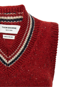 Thom Browne Hector Vest Red, view 3
