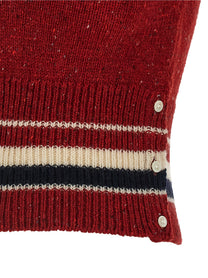 Thom Browne Hector Vest Red, view 4