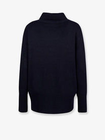 Lisa Yang Women's Heidi Cashmere Turtleneck Blue