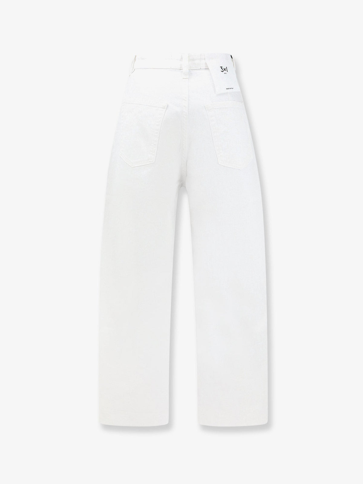 3x1 Women's Hellen Denim Trousers White