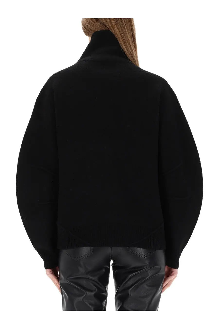 Helmut Lang Women's Zippered Apex Jersey Black