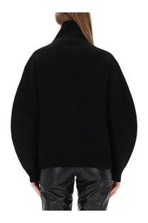 Helmut Lang Women's Zippered Apex Jersey Black