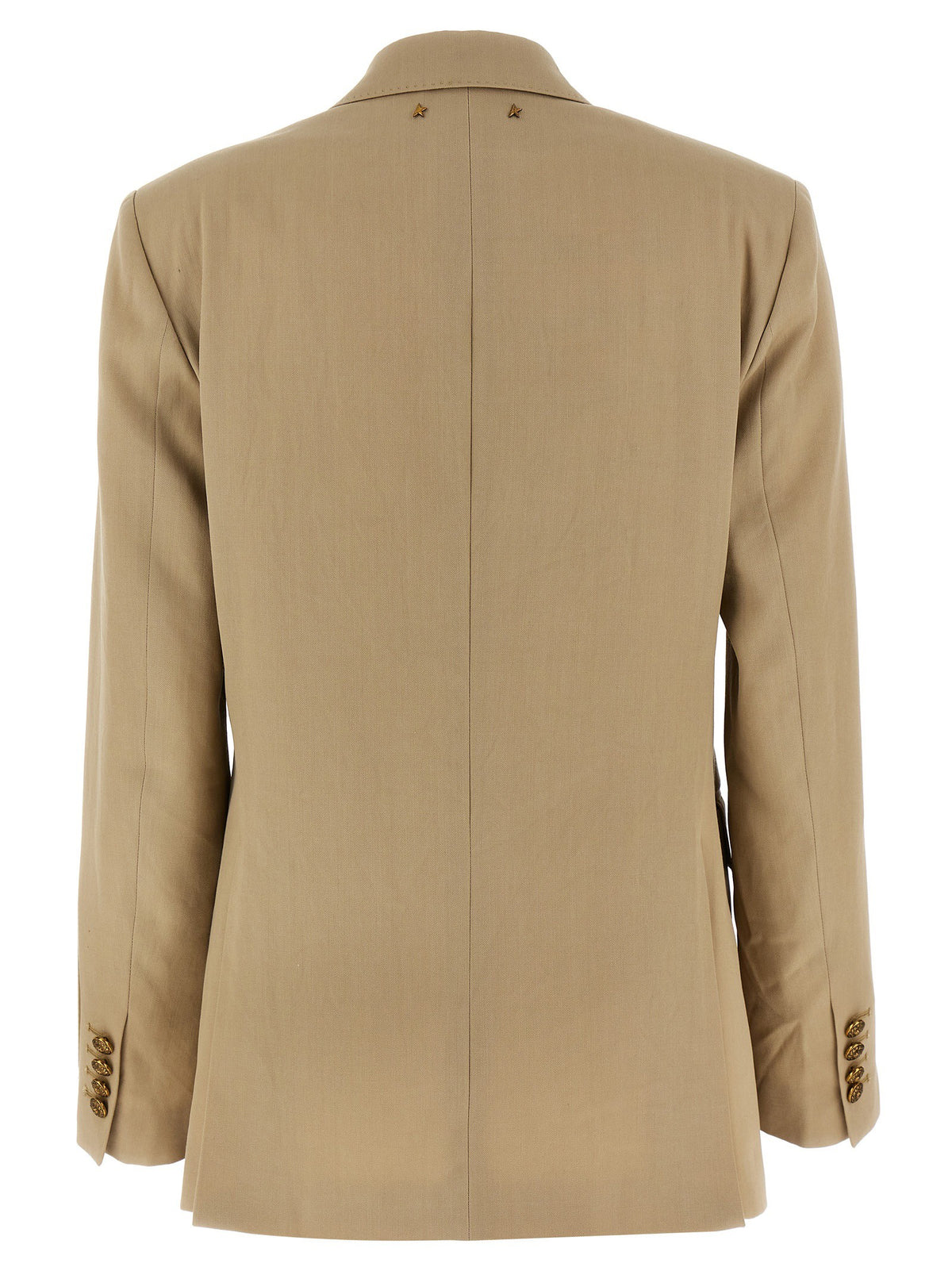 Golden Goose Heraldic Buttons Blazer Beige