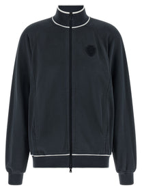 Brunello Cucinelli Heraldic Patch Sweatshirt Blue