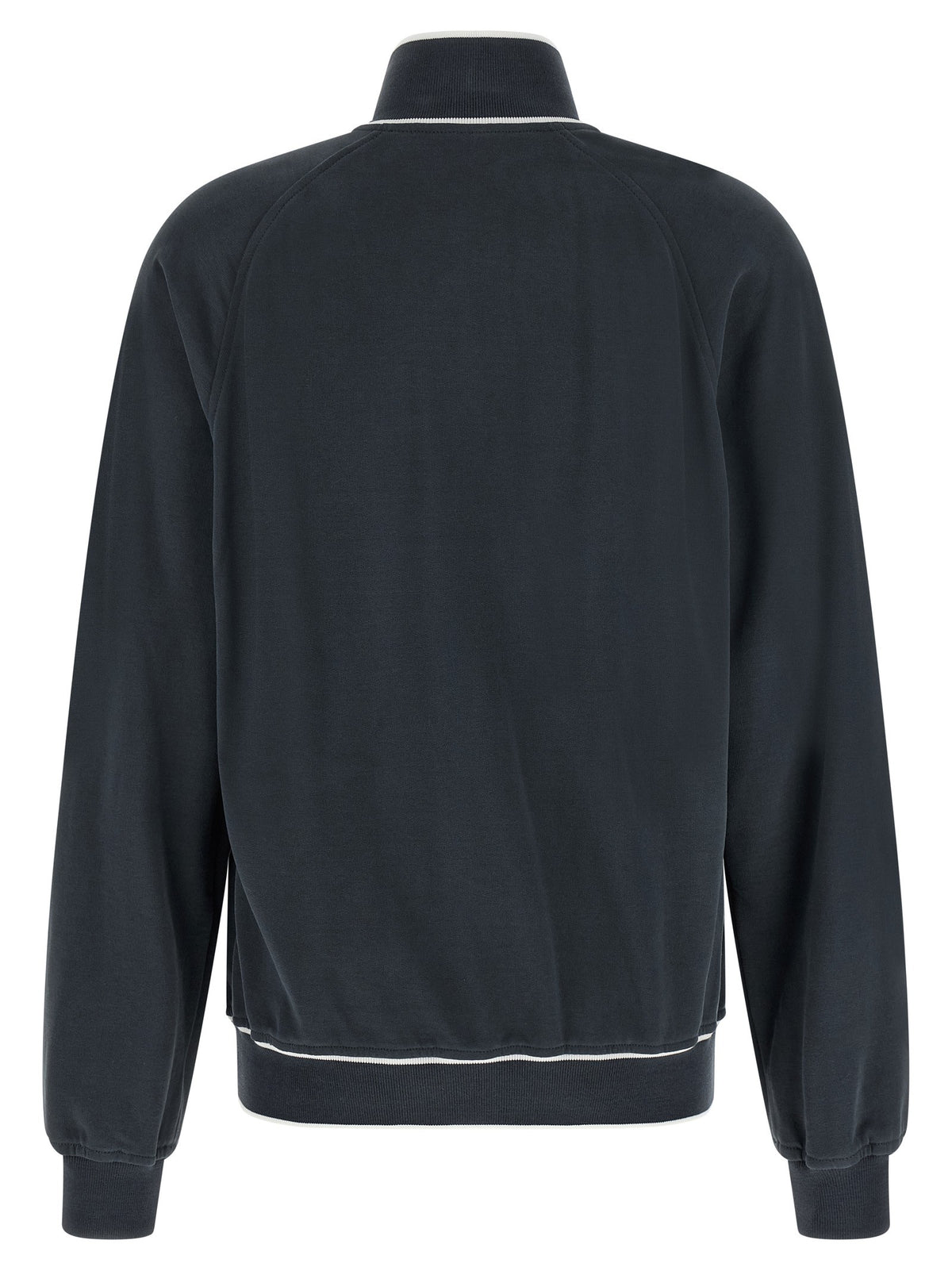 Brunello Cucinelli Heraldic Patch Sweatshirt Blue