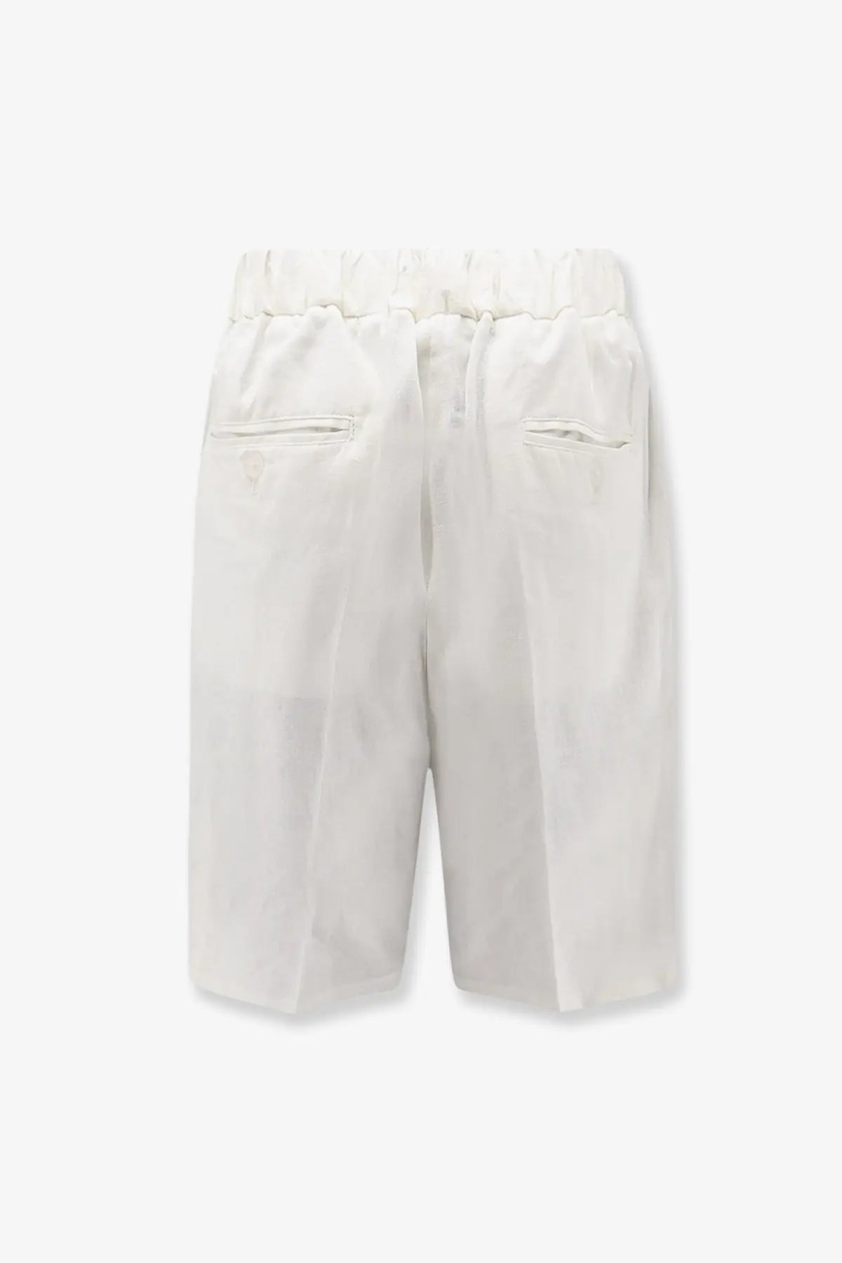 Hevò Men's Torre Lapillo Linen and Viscose Shorts Blue