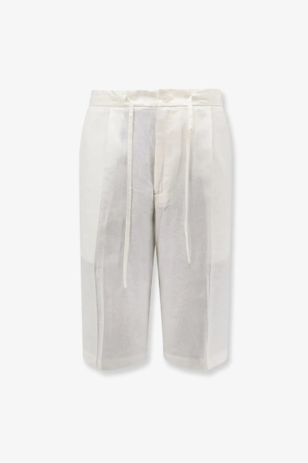 Hevò Men's Torre Lapillo Linen and Viscose Shorts Blue