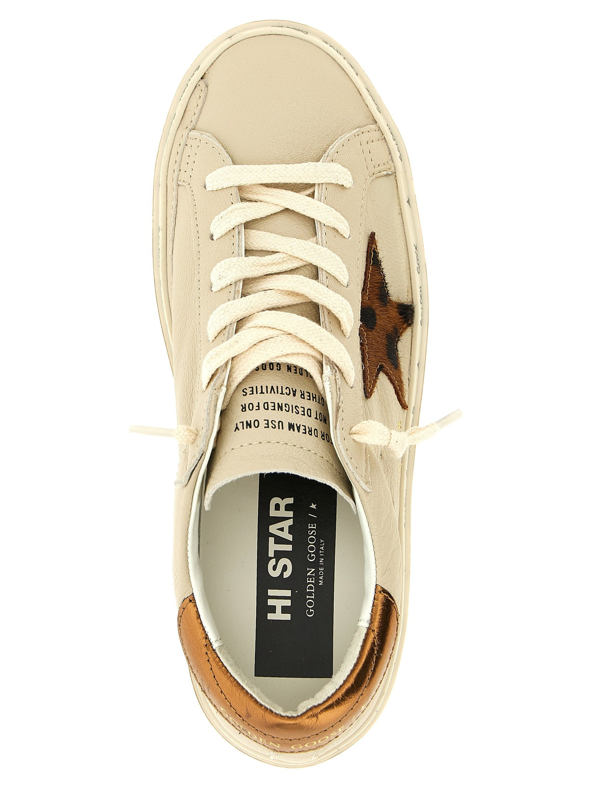 Golden Goose Hi Star Sneakers Gold