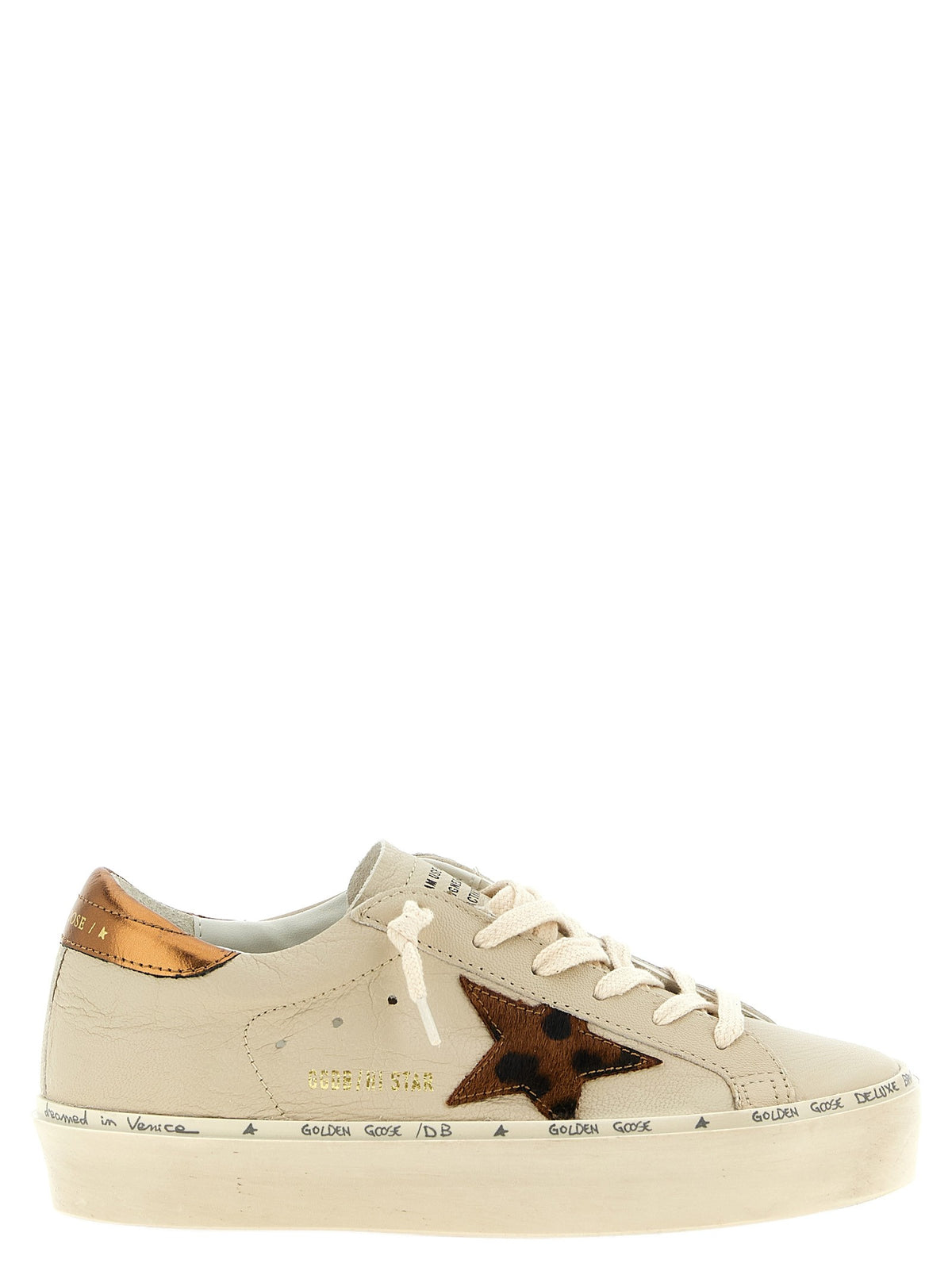 Golden Goose Hi Star Sneakers Gold