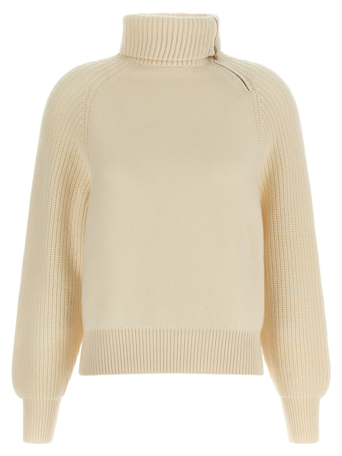 Agnona High Neck Sweater White