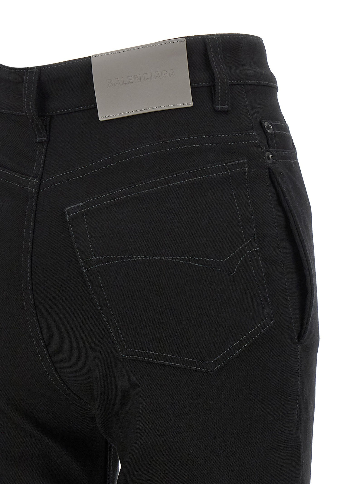 Balenciaga High Waist Jeans Black