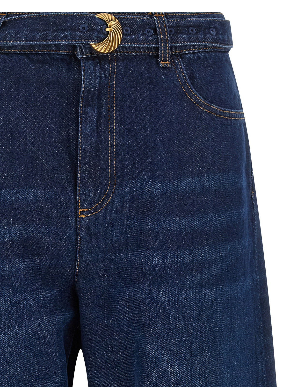 TWINSET High Waist Jeans Blue