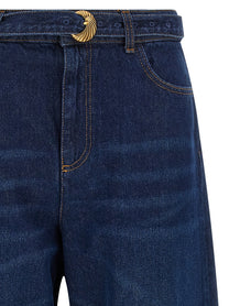 TWINSET High Waist Jeans Blue