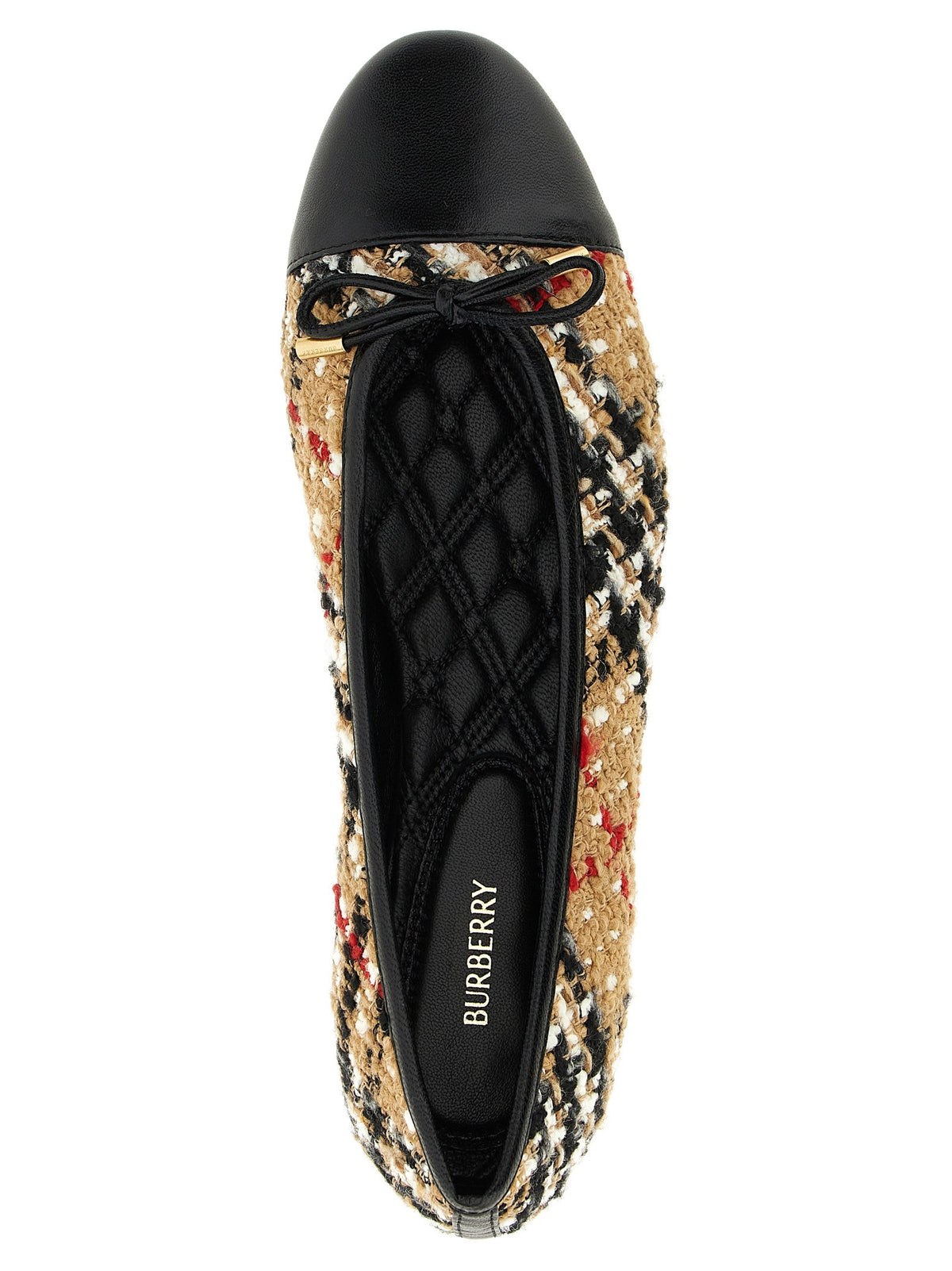 Burberry Highgate Ballet Flats Gold