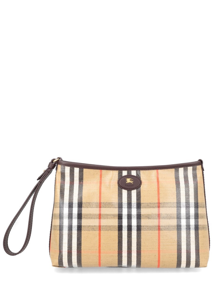 Burberry Men's Highlands Clutch Bag Multicolor