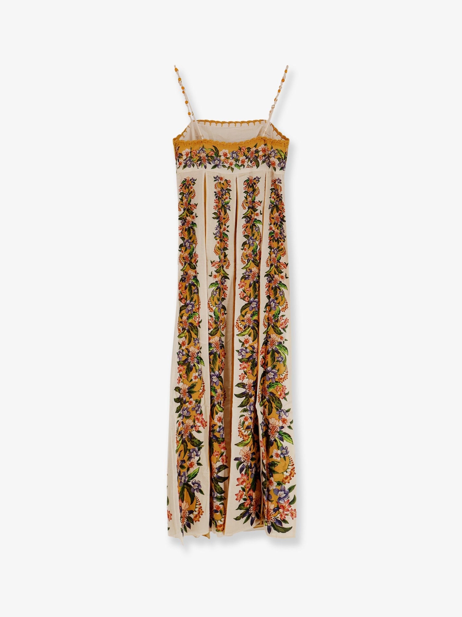 FARM Rio Women's Hilo Multicolor Cotton Dress Beige