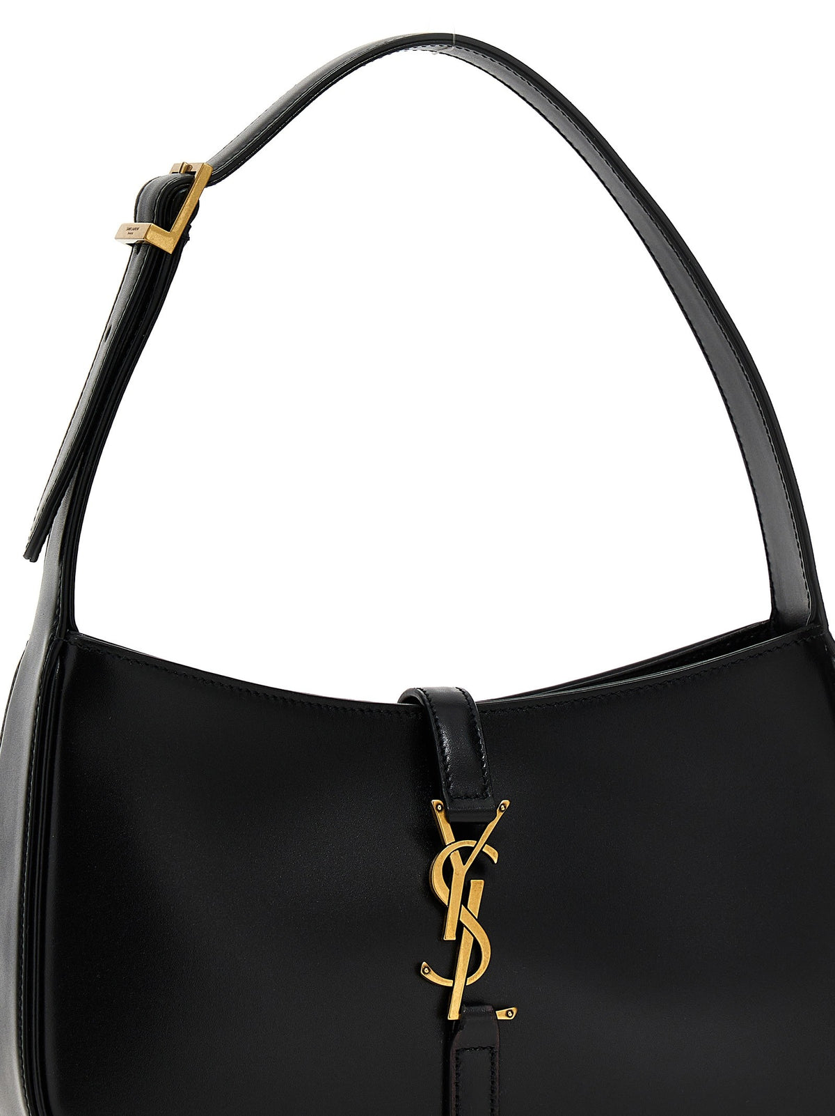 Saint Laurent Hobo Le À Shoulder Bag Black, view 3