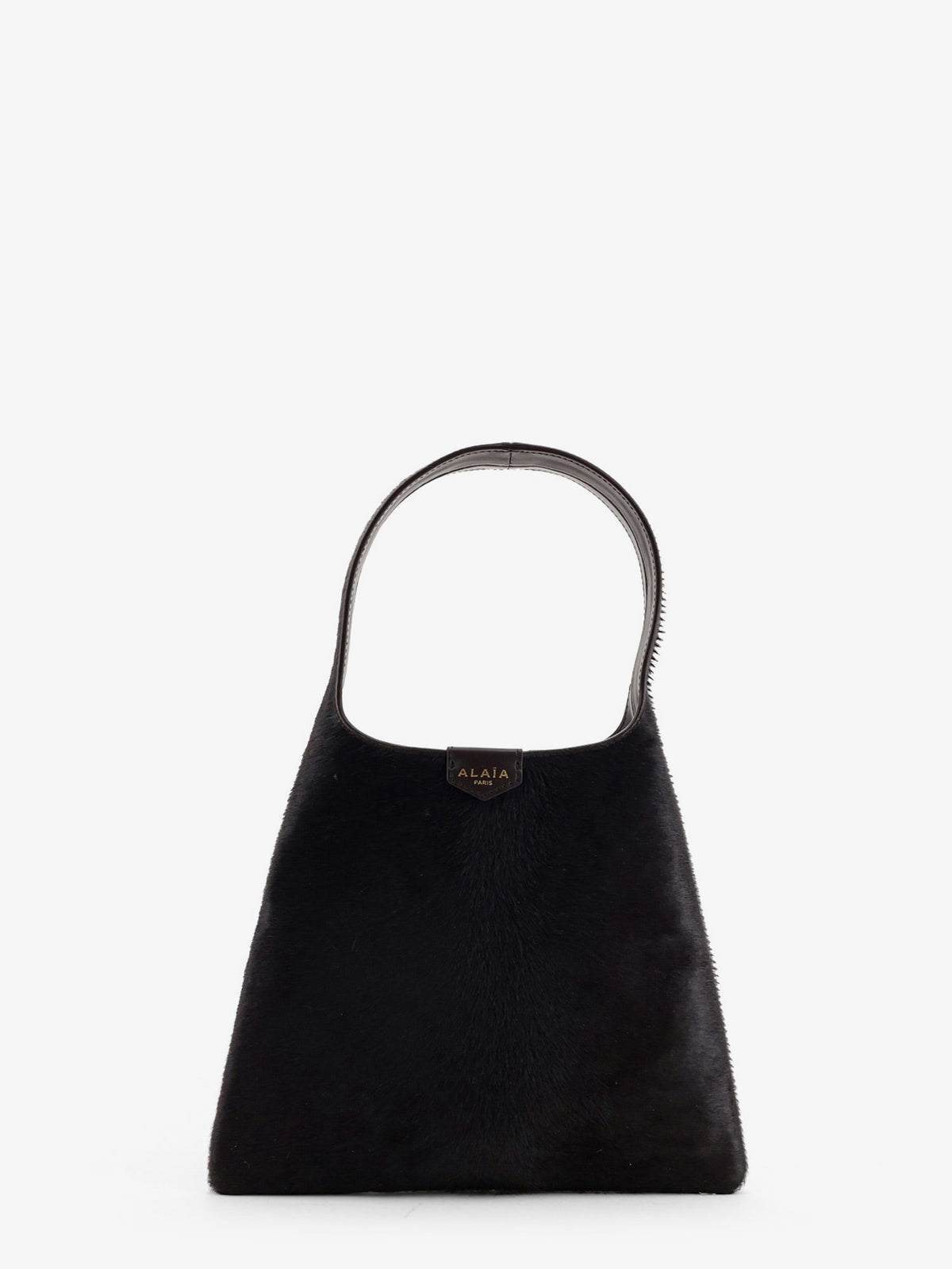 ALAÏA Women's Hobo Pony Skin Handbag Chocolat