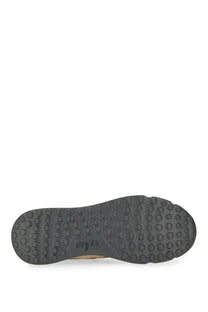 Black rubber sole with circular tread and hogan logo embossed on hogan men’s hyperlight sneaker multicolor
