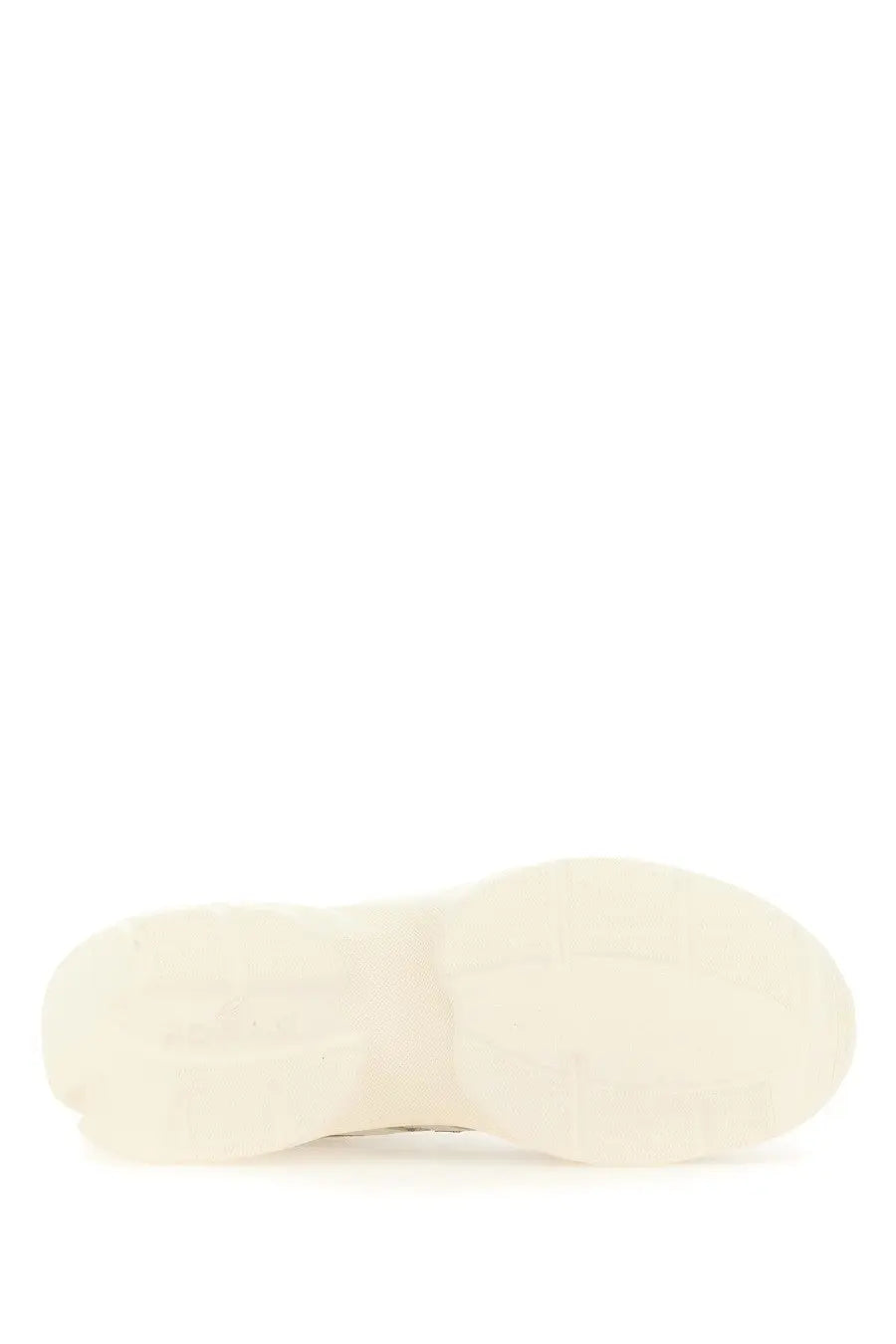 Cream-colored rubber sole with chunky modern design on hogan men’s sneaker beige