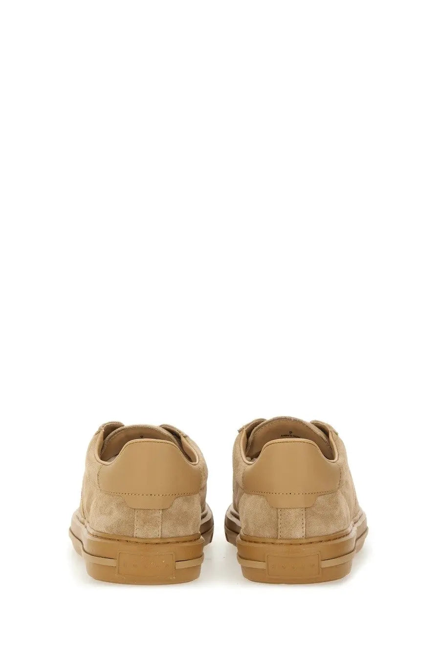 Tan suede low-top sneaker with matching rubber sole from hogan men’s sneaker h691 beige collection