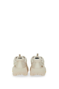 Cream-colored helly hansen sneakers with chunky textured sole and mesh upper in hoka unisex mafate three2 blue style