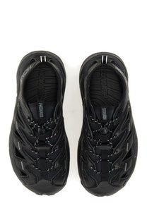Black Hoka unisex sneaker Hopara with sleek breathable design and textured upper for comfortable wear