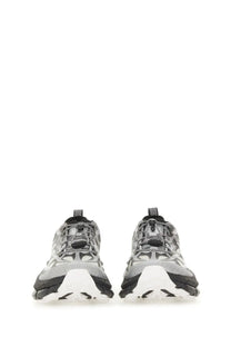 Hoka unisex sneaker Mafate Speed Lite black with black and white patterned textured upper and rubber sole