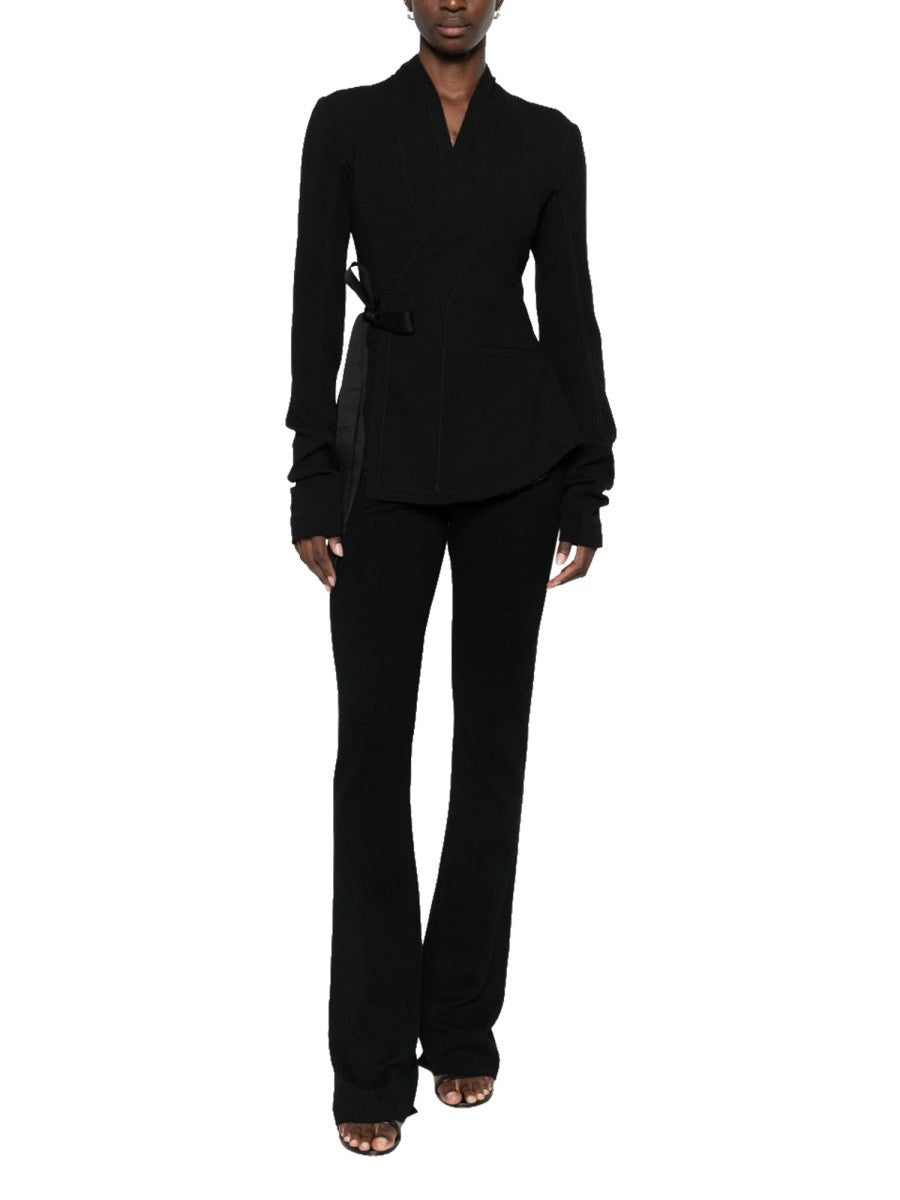 Rick Owens Women's Hollywood Jacket Black, view 2