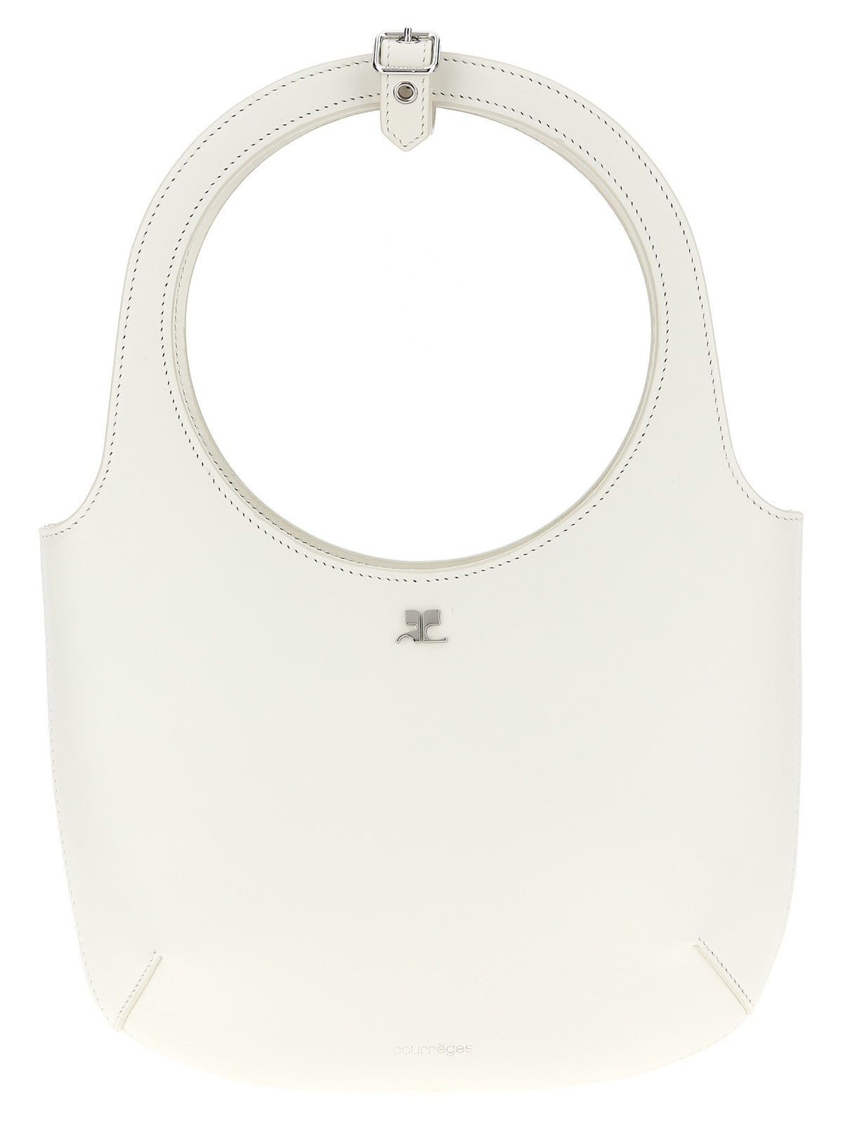 courrèges Holy Handbag White