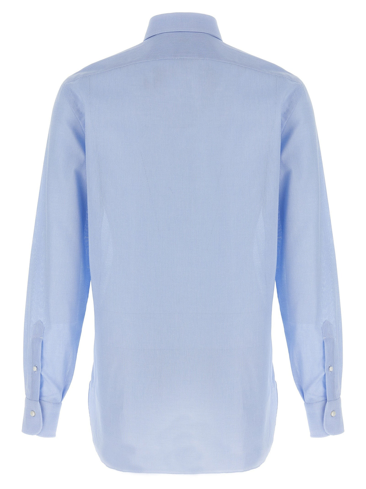 Barba Honeycomb Shirt Blue