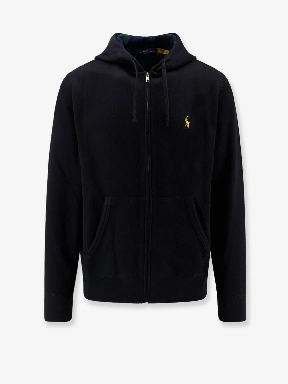 Polo Ralph Lauren Men's Hooded Cotton Blend Sweatshirt Black