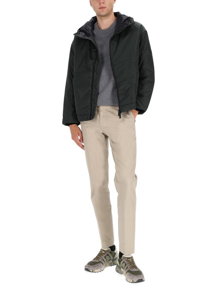 Premiata Men's Hooded Jacket Green